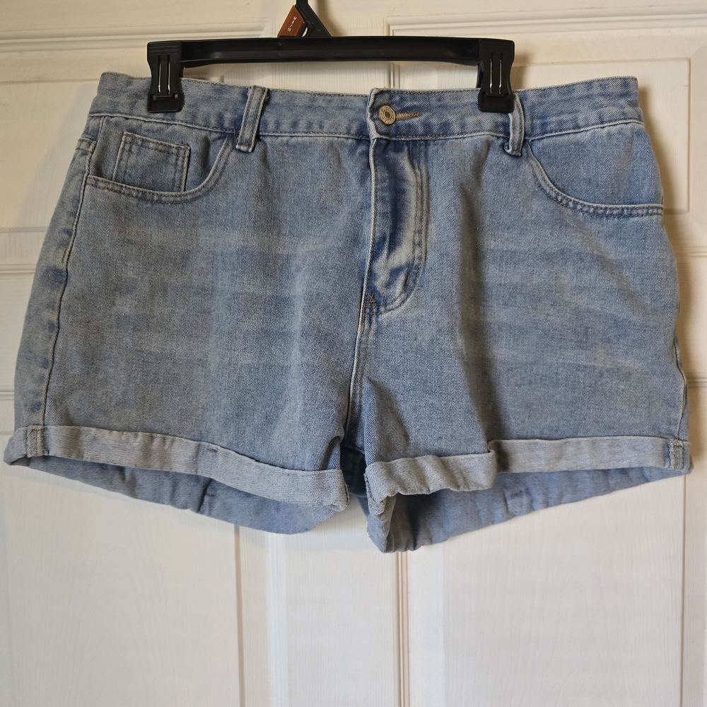 SHEIN Light Blue Jean Shorts